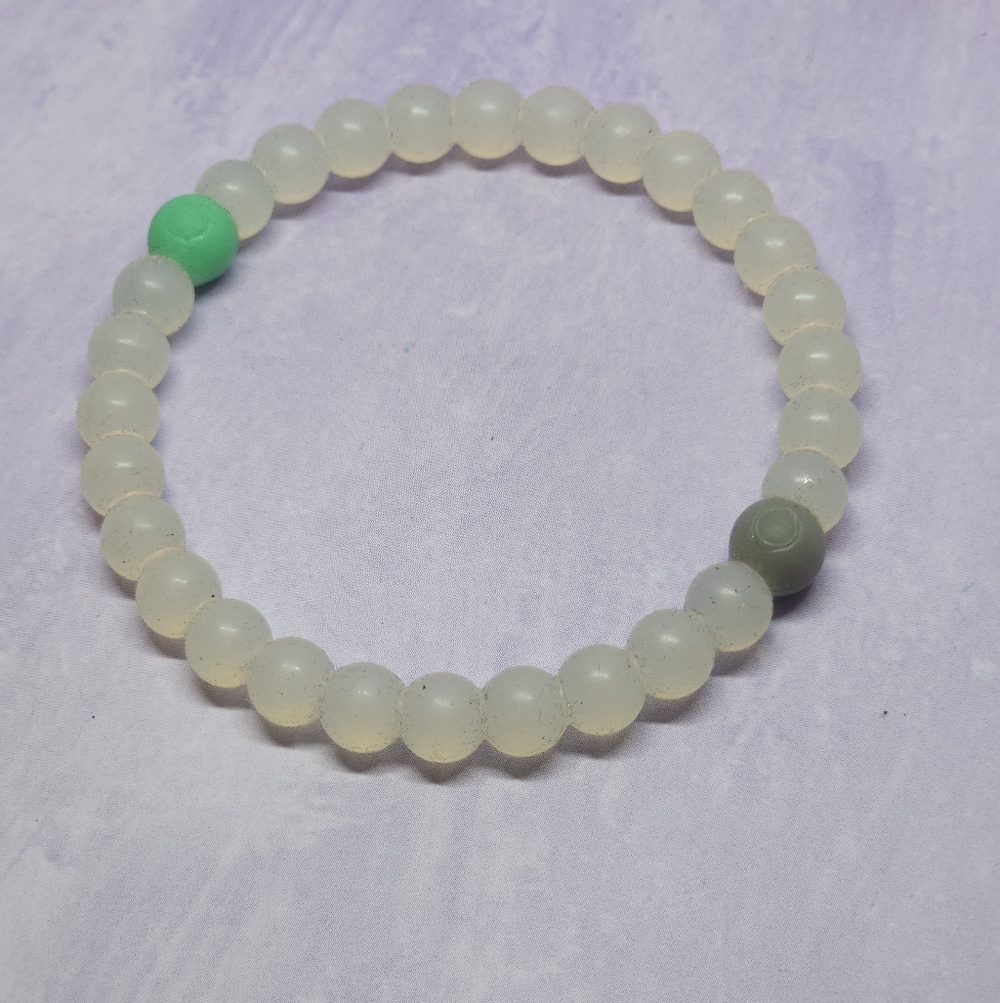 Lokai Set Of 3 Bracelets Clear-Blue-Red - Picture 2 of 8